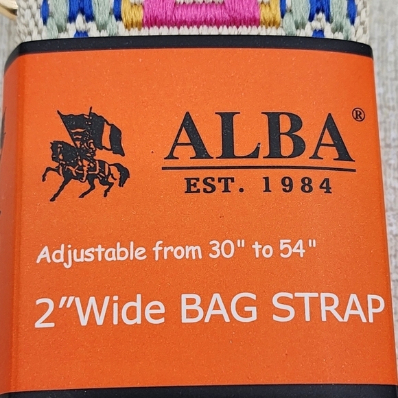 Alba Unisex 2" Wide Aztec Tribal Pattern Guitar Strap - Picture 4 of 8